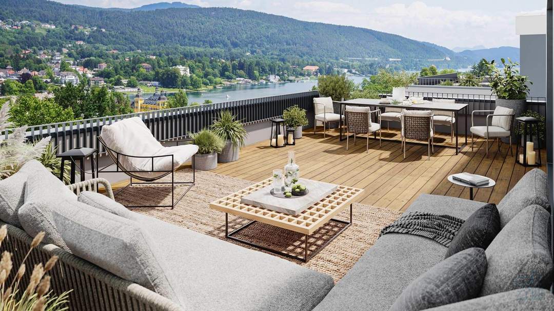 ~ Exklusives Penthouse mit atemberaubendem Seeblick - Wohnen auf höchstem Niveau! Provisionsfrei ~