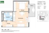 Wundervolle 2-Zimmer Wohnung in toller Lage - Einbauküche inklusive - ab 01.10.2026 beziehbar!