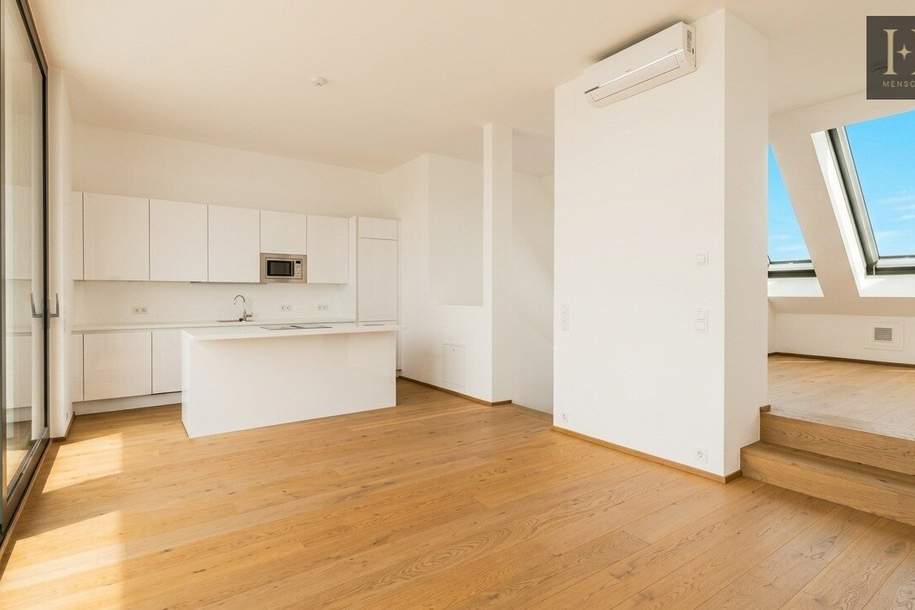 COTTAGE-HOF RARITÄT – ca. 105 m² DG-Maisonette mit 24 m² Terrasse beim Schubertpark & Aumannplatz, Wohnung-miete, 2.837,01,€, 1180 Wien 18., Währing