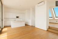 COTTAGE-HOF RARITÄT – ca. 105 m² DG-Maisonette mit 24 m² Terrasse beim Schubertpark & Aumannplatz