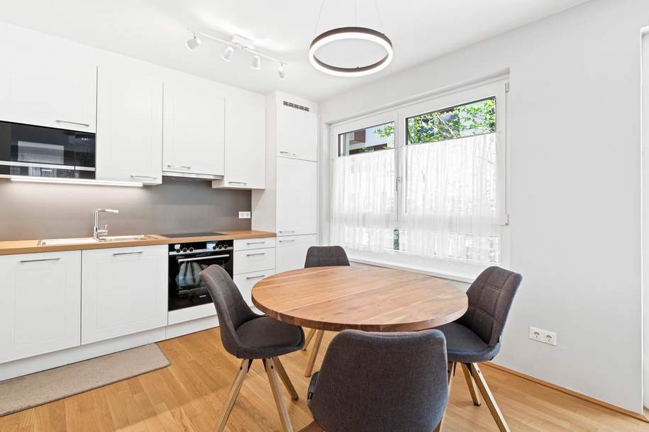 NEUBAU - BAUJAHR 2017- FERNWÄRME ! Top möblierte 2 Zimmer Wohnung mit großem Balkon in Trienna, Wohnung-miete, 1.388,58,€, 1030 Wien 3., Landstraße