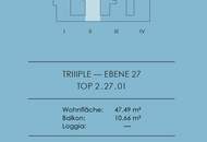 27.Stock! Wohnen im TRIIIPLE - Infinity Pool, Spielplatz, Barbecue uvm.