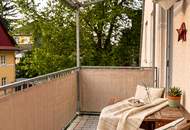 Gepflegte Dachgeschoßwohnung in Ruhelage mit Südwestbalkon in Salzburg!