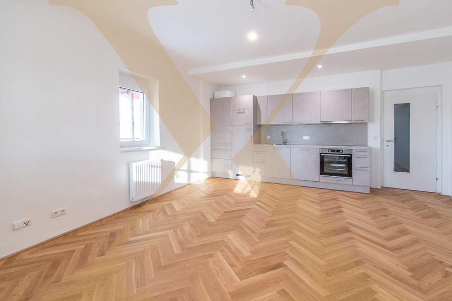 Charmante 2-Zimmer-Altbauwohnung mit voll ausgestatteter Küche in Linz-Zentrum nähe Volksgarten zu vermieten!, Wohnung-miete, 979,46,€, 4020 Linz(Stadt)