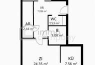 Erstbezug nach Renovierung! 2-Zimmer-Wohnung mit eigener Luftwärmepumpe in Weigelsdorf!