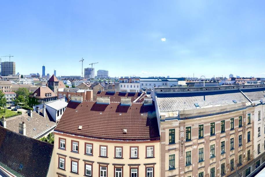 Dachterrassenmaisonette mit spektakulärem Wienblick! Ihr Platz an der Sonne?, Wohnung-miete, 2.480,01,€, 1020 Wien 2., Leopoldstadt
