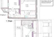 Bis März 2027 befristet vermietet – charmante 3-Zimmer-Dachgeschosswohnung mit Balkon &amp; Dachterrasse