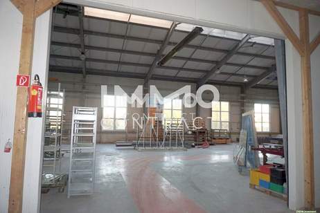 Große Lagerhalle auch beheizbar und Nebentrakt mit 740 m² Nutzfläche (Einfahrtstor 350x470) Industrieboden., Gewerbeobjekt-miete, 2.970,00,€, 3322 Amstetten