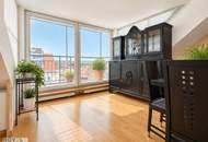 Über den Dächern der Josefstadt – exklusive Dachgeschossresidenz mit Galerie, Dachterrasse & 2 Garagen!