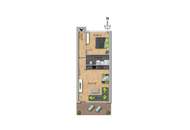 Renovierte 2-Zimmer-Wohnung mit Südbalkon