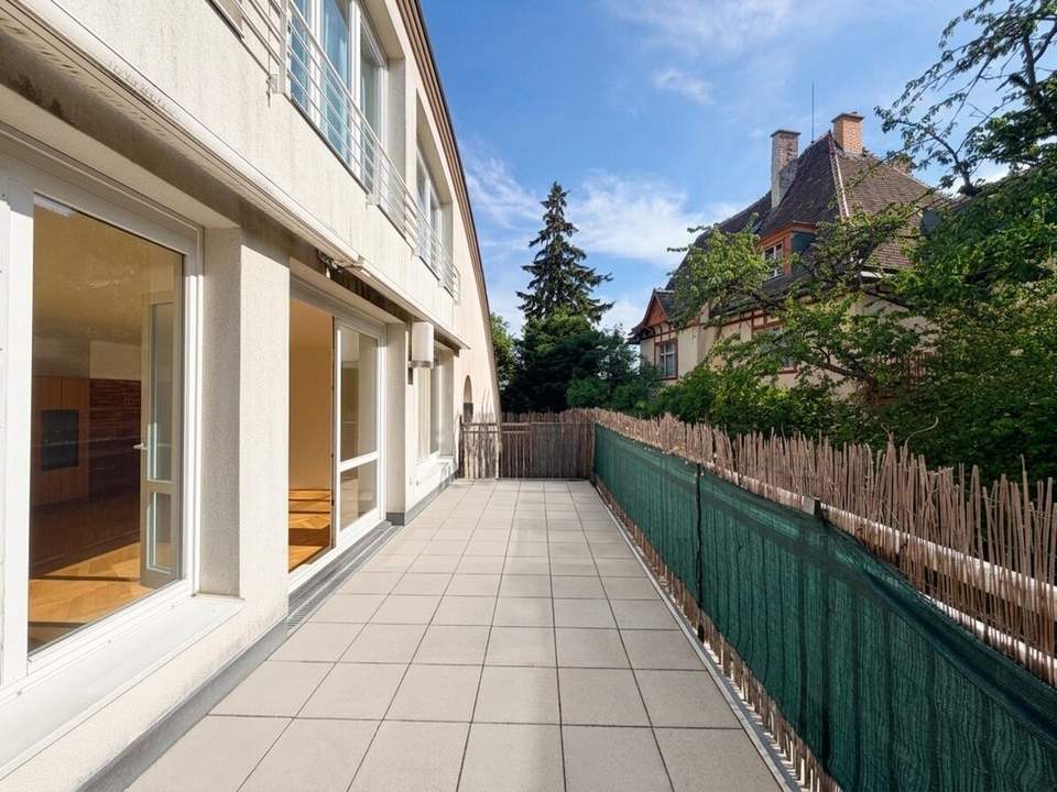 Appartement exclusif avec jardin privatif et terrasses dans un environnement résidentiel privilégié à Pötzleinsdorf / Exclusive Garden and Terrace Apartment in the Prestigious Green Residential Area of Pötzleinsdorf