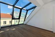 Klimatisierte Dachgeschosswohnung mit großzügiger Dachterrasse | LUFT-WÄRME-PUMPE