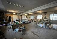 Wohn- und Betriebsgebäude mit 3 Wohneinheiten, Büro, Lager- und Abstellplätze, Werkstatt sowie Verkaufsfläche