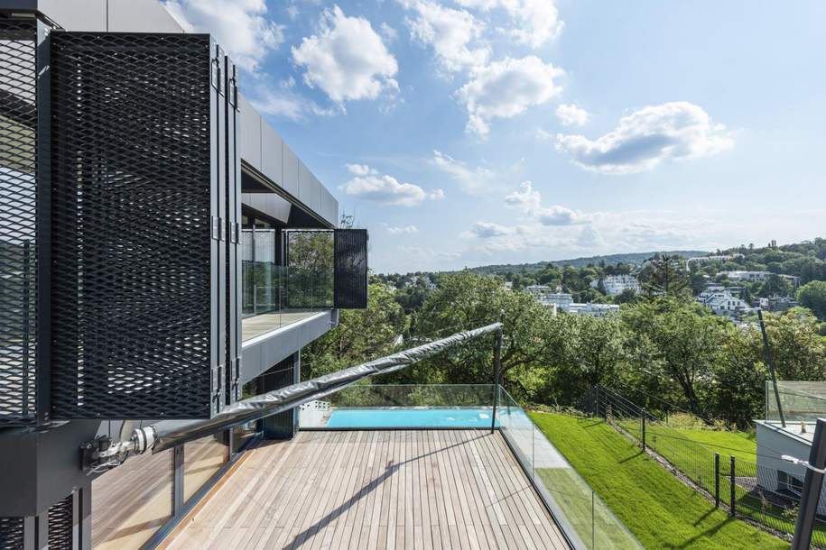 Absolute Ruhelage mit Weitblick in die Weinberge - Pool & Sauna, Haus-kauf, 1.789.000,€, 1190 Wien 19., Döbling