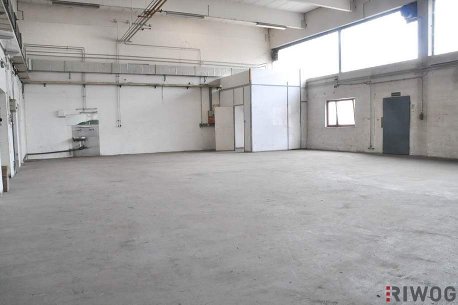 220m² ebenerdige Lagerhalle im Gewerbegebiet Strebersdorf | optionale Büroflächen, Gewerbeobjekt-miete, 1.937,00,€, 1210 Wien 21., Floridsdorf