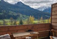 Wohnen mit Bergblick – 2-Zimmer-Mietwohnung mit zwei Balkonen in Bramberg am Wildkogel