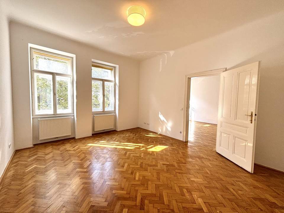 REDUZIERT! Schöne 3,5 Zimmer Altbauwohnung/Ordination im Nibelungenviertel nahe Schmelz, 1150!