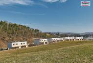 Gefördertes Reihenhäuser in Miete mit Keller, PKW-Abstellplatz und Kaufoption