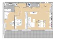 Moderne Drei-Zimmer-Wohnung mit Parkplatz und Tiefgaragenstellplatz | HOF