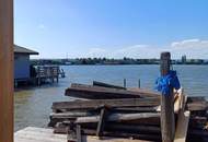 2 Seehütten in Rust am See, Offenes Wasser &amp; südliche Ruster Bucht