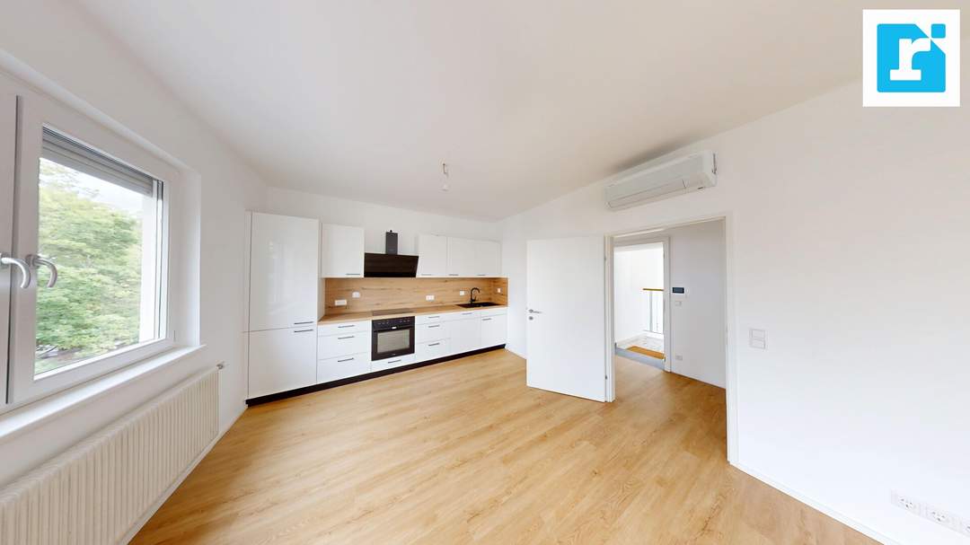 Klimatisierte 3-Zimmer-Wohnung mit zwei Balkonen und großzügigem Wohn-/Essbereich in Mattersburg