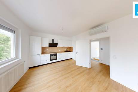 Klimatisierte 3-Zimmer-Wohnung mit zwei Balkonen und großzügigem Wohn-/Essbereich in Mattersburg, Wohnung-miete, 999,00,€, 7210 Mattersburg