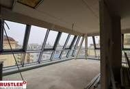 Erstbezug! Dachgeschosswohnung mit 44 m² großer Dachterrasse in bester Lage - Nähe Kutschkermarkt