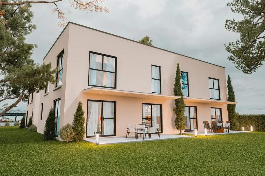 ERSTBEZUG! Ziegelmassiv-Doppelhaushälfte mit 300 m² Garten in Seiersberg! Provisionsfrei!, Haus-kauf, 469.076,€, 8055 Graz-Umgebung