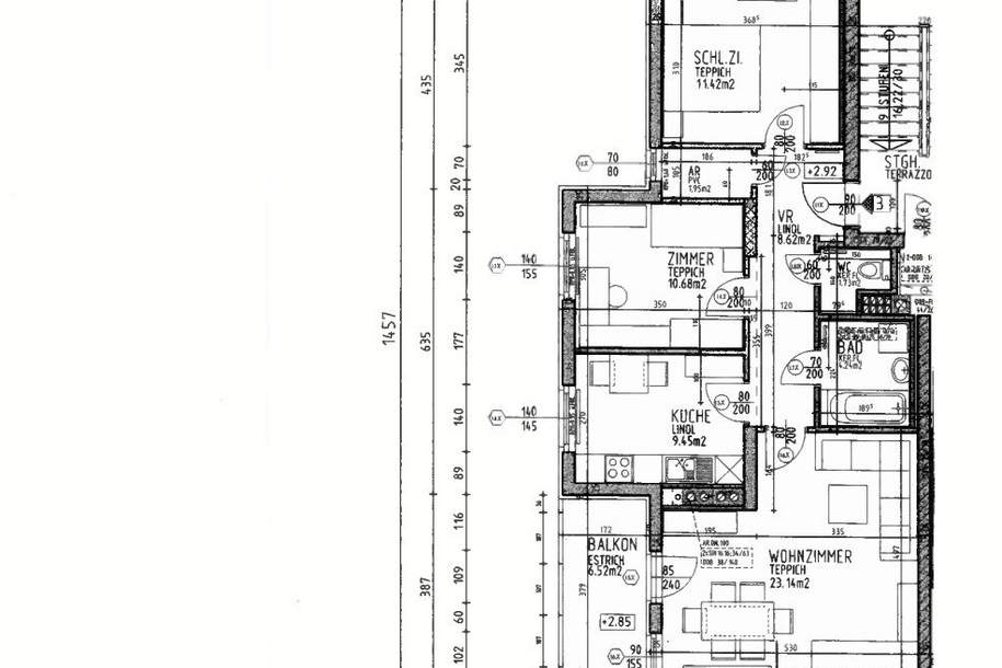 St. Pölten – Wohntraum mit 3 Zimmern und Balkon - KAUFOPTION, Wohnung-miete, 622,65,€, 3100 Sankt Pölten(Stadt)