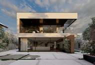 Rohbau einer Luxusvilla in beliebter Siedlungslage