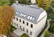 **Architektur, Design mit hochwertigen Materialien und ein durchdachter 3-Zimmer-Grundriss in einer Grünruhelage**
