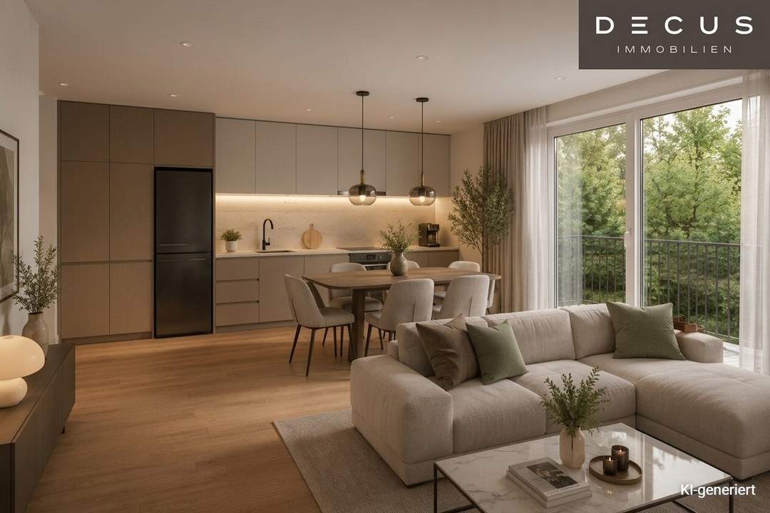 | 3 ZIMMER WOHNUNG | EFFIZIENT GEPLANTER ERSTBEZUG MIT LOGGIA & BALKON | 2. OBERGESCHOSS |