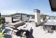 Rooftop-Oase mit Rundumblick: Schöne 4-Zimmer-Wohnung mit 96 m2 Sonnenterrasse und Whirlpool