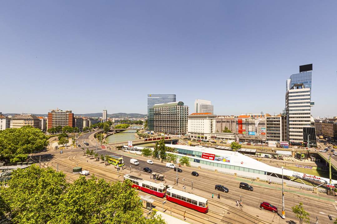 U1/U4 Schwedenplatz - charmantes Büro mit Fernblick im 7. Liftstock zu vermieten