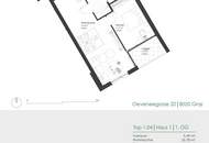 Moderne 2-Zimmer-Wohnung mit Freifläche - Wohnen in Grünlage!