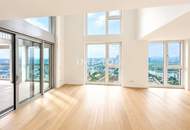 Penthouse Vienna: Duplex Sky Residence with Danube & City View
