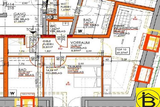 15299 - Gepflegte 2 Zimmer Wohnung, Wohnung-miete, 793,78,€, 3100 Sankt Pölten(Stadt)