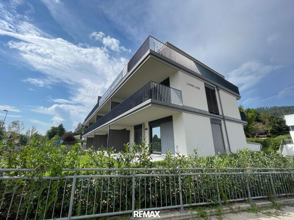 Living Lake: 2-Zimmer-Mietwohnung mit Südterrasse und Seeblick in Pörtschach