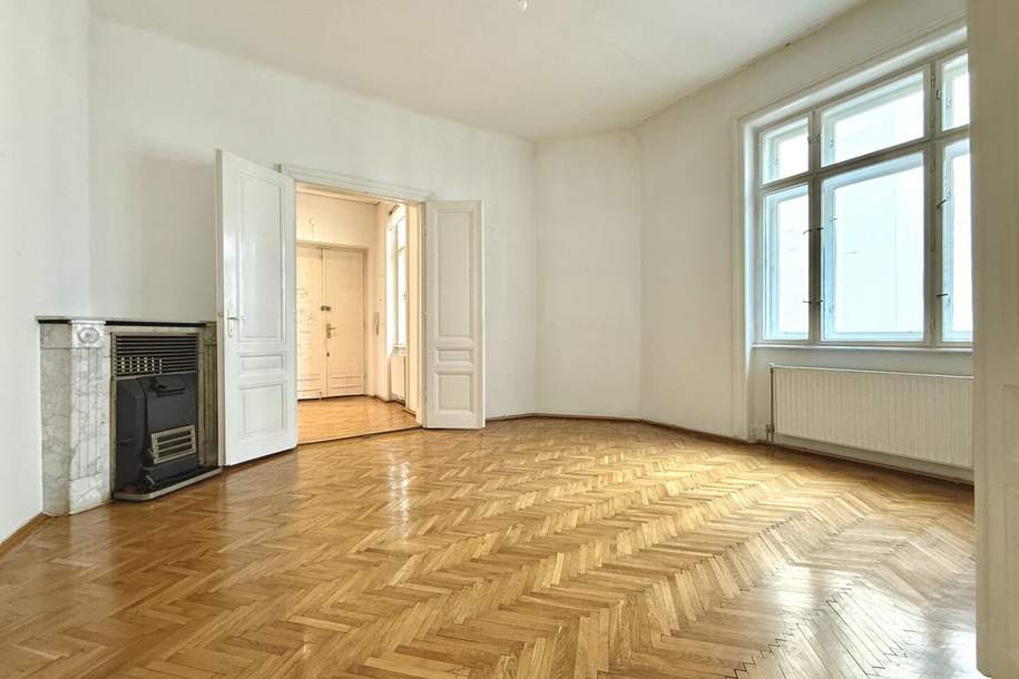 3,5-Zimmer-Altbauwohnung in gepflegter Liegenschaft der Jahrhundertwende mit Lift und potenzial für einen Balkon, Wohnung-kauf, 729.000,€, 1030 Wien 3., Landstraße