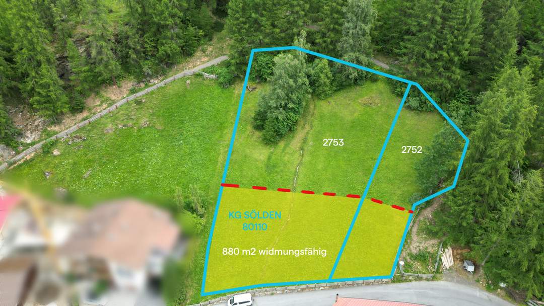 Traumhaftes Baugrundstück in Sölden: Zentrumsnah und widmungsfähig zum Verkauf!