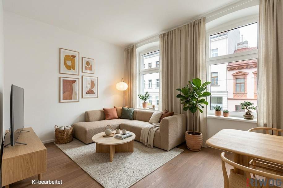 IDEALE 2 ZIMMER STARTWOHNUNG II TISCHLERKÜCHE MIT MARKENGERÄTEN INKLUDIERT II LOGGIA II ERSTBEZUG NÄHE SCHÖNBRUNN UND U3 II AIRBNB ERLAUBT, Wohnung-kauf, 250.000,€, 1150 Wien 15., Rudolfsheim-Fünfhaus