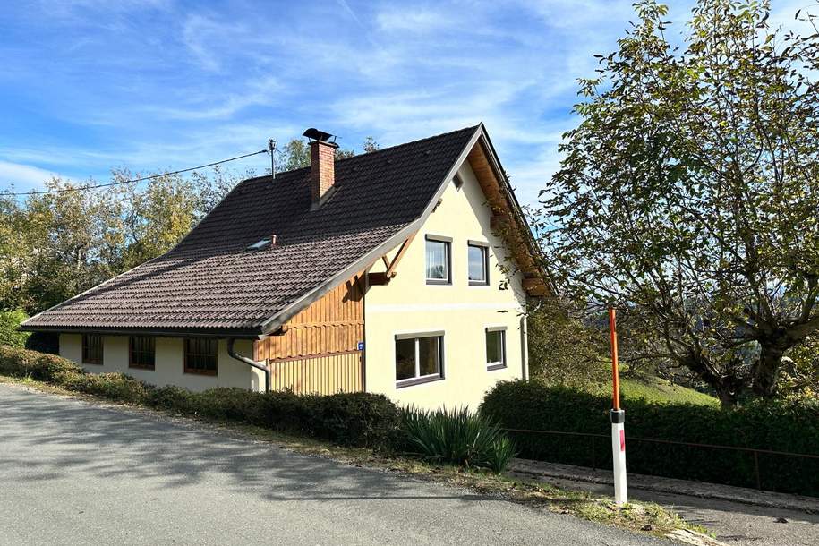 NEUER PREIS! Einfamilienhaus in Pustritz mit Blick zum Träumen, Haus-kauf, 195.000,€, 9112 Völkermarkt