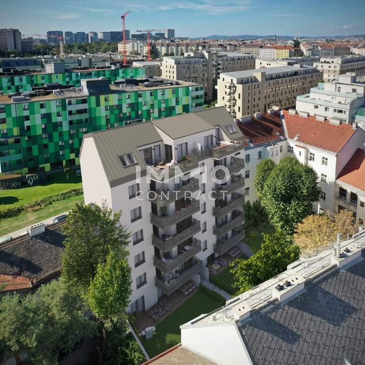 Nachhaltige Neubauwohnung in ruhiger Seitengasse mit Balkon! Provisionsfrei