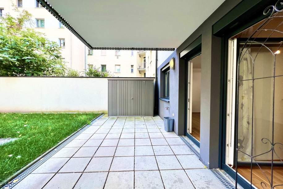 Familientraum! Moderne 4-Zimmer-Gartenwohnung mit großzügigem Wohnraum! Optionale Garage!, Wohnung-miete, 1.980,00,€, 1210 Wien 21., Floridsdorf