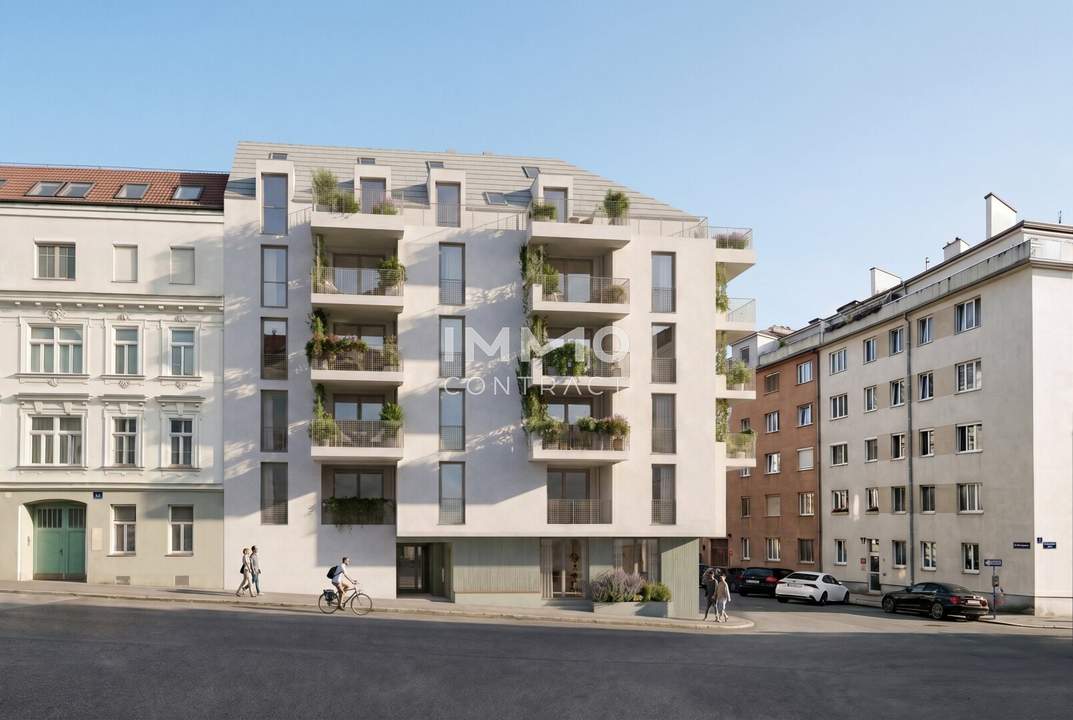 Parkside Schönbrunn – Neubau- Erstbezug 2-Zimmer-Wohnung mit Westbalkon & Top-Infrastruktur