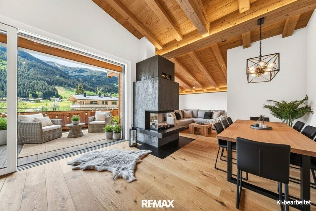 Erstbezug - Luxuriöses Penthouse mit privatem Lift, offenem Wohnbereich und Panoramablick in sonniger Toplage