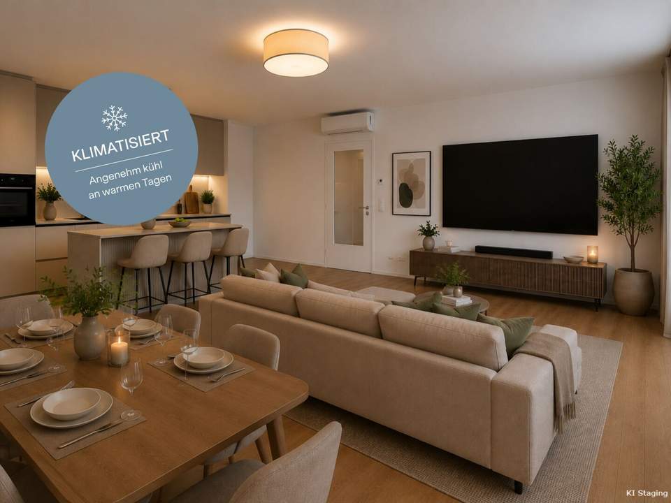 Klimatisierte Eck-Wohnung im DG | neue Traumwohnung der Extraklasse | Alte Donau, Einbahnstraße