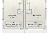 Neubau-Doppelhaus mit riesigem Garten und eigenem Waldstück | 4 Zimmer | Südseitiger Garten/Terrasse | Vollunterkellert | Luftwärmepumpe | Carport | 2 Einheiten verfügbar