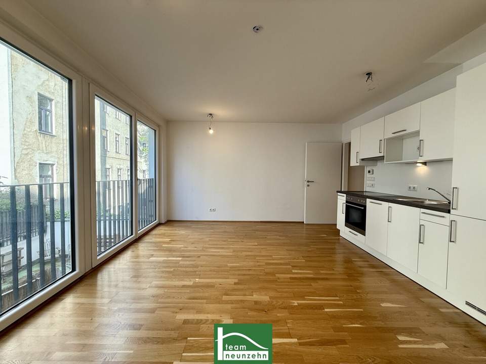 Moderne 2-Zimmer-Neubauwohnung in Innenhofruhelage – ab sofort beziehbar!