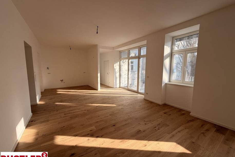 Altbau Erstbezug! 4-Zimmerwohnung mit Hofseitigen Balkon und Blick ins Grüne – Nähe Kutschkermarkt, Wohnung-kauf, 742.800,€, 1180 Wien 17., Hernals
